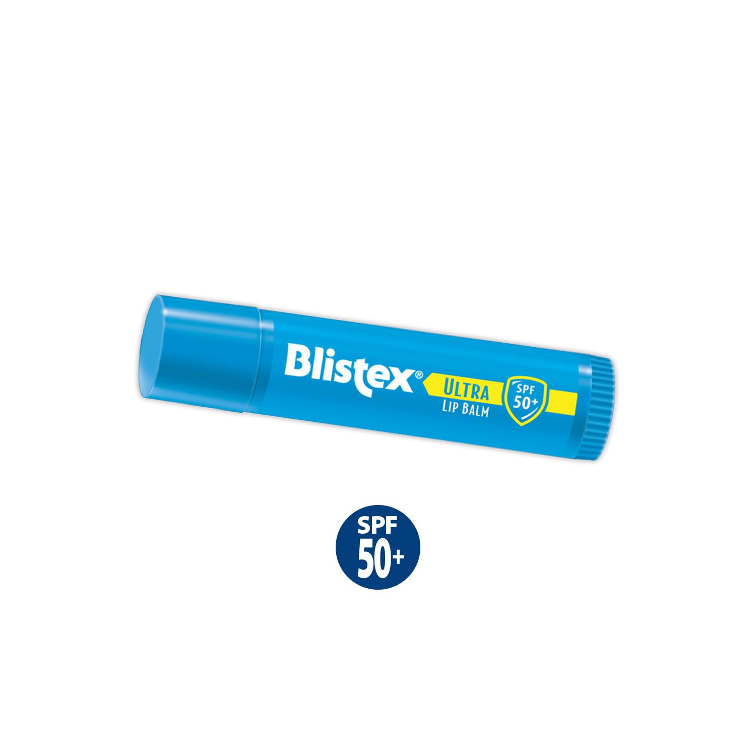 Blistex Ultra Lip Balm SPF 50+, Protezione Solare Labbra UVA/UVB, Alta Idratazione, Resistente all'Acqua, Non Unge, con Vitamina C ed E - Stick da 4,25 g (packaging may vary)