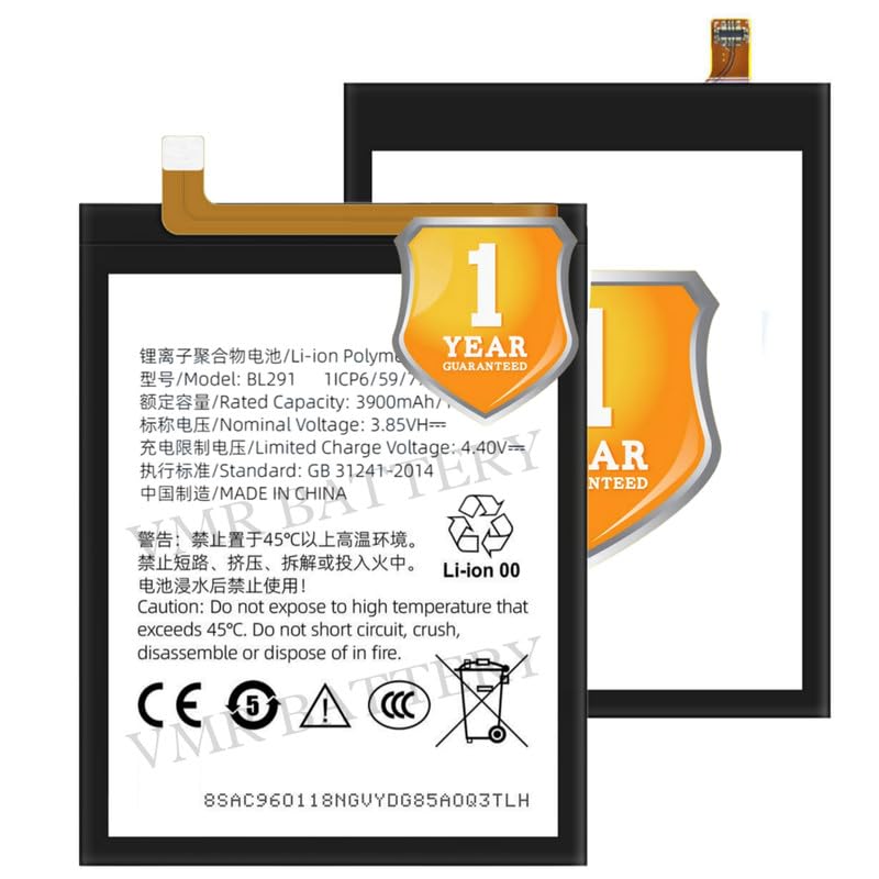 Image of Original BL291 Battery Compatible for Lenovo A5 (L18011, L18021, L18081) - (3900mAh) - 1 Year Warranty
