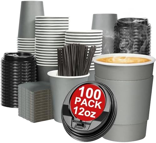 100 Pack 12 oz Disposable...