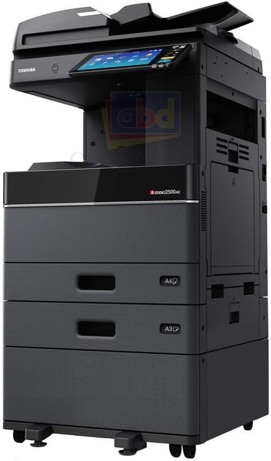 Toshiba E-Studio 2500AC A3 Color Laser Multi-Function Copier - 25ppm, Copy, Print, Scan, Scan-to-USB, Print-from-USB, Auto Duplex, Network, A3/A4/A5, 2 Trays, Stand (Renewed)