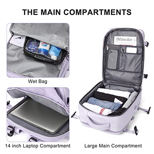 Coowoz Large Travel Backpack Women, Carry On Backpack,Hiking Backpack Waterproof Outdoor Sports Rucksack Casual Daypack School Bag Fit 14 Inch Laptop With Usb Charging Port #TOP3