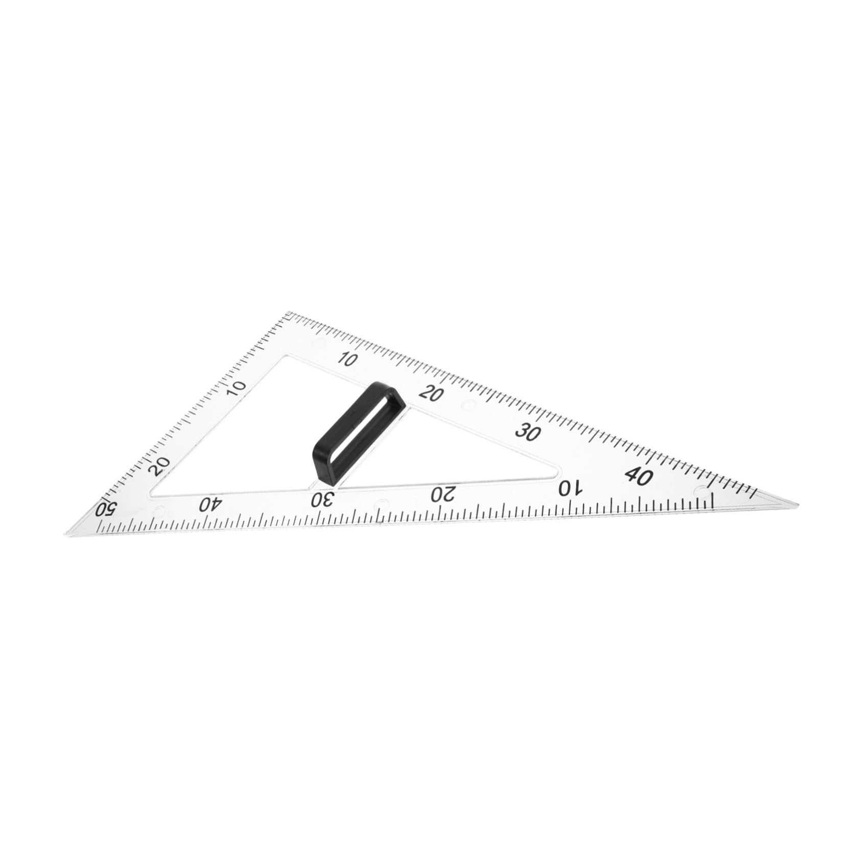 Tofficu Regla Transparente Magnética para Enseñanza de Matemáticas y Geometría Multifuncional para Dibujo y Medición Metálicas