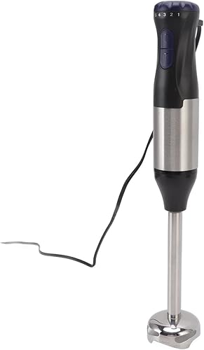 Juego de batidora de mano, 1000 W, 5 velocidades, batidora de mano eléctrica de mano con cuenco de carne molida de 16.9 fl oz, taza de molienda de