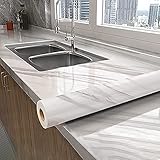 Marble Contact Paper Granite Gray/White Wallpaper Glossy Marble Wallpaper Peel and Stick Wallpaper S