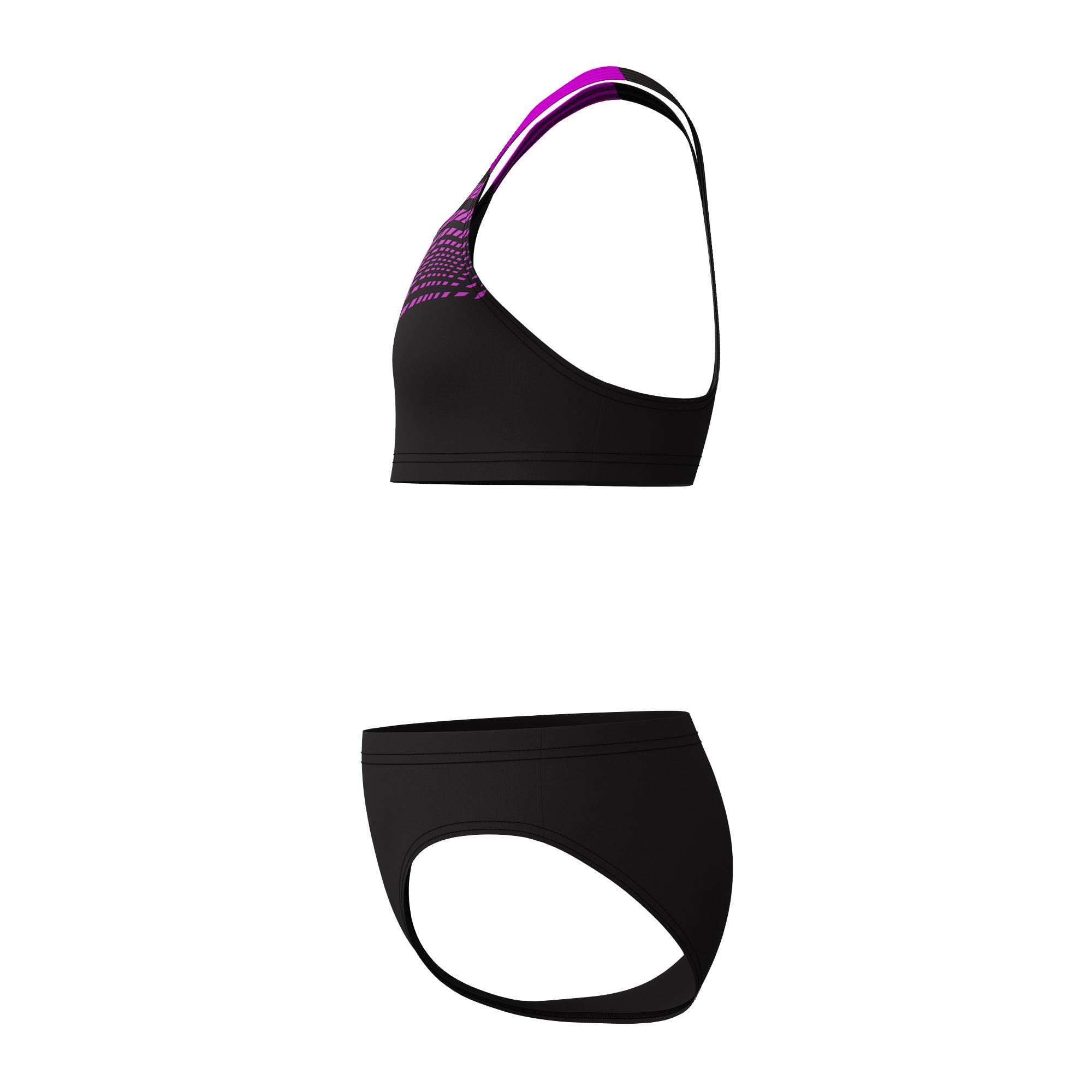 Speedo Medley Maillot de bain 2 pièces pour fille avec logo Diva