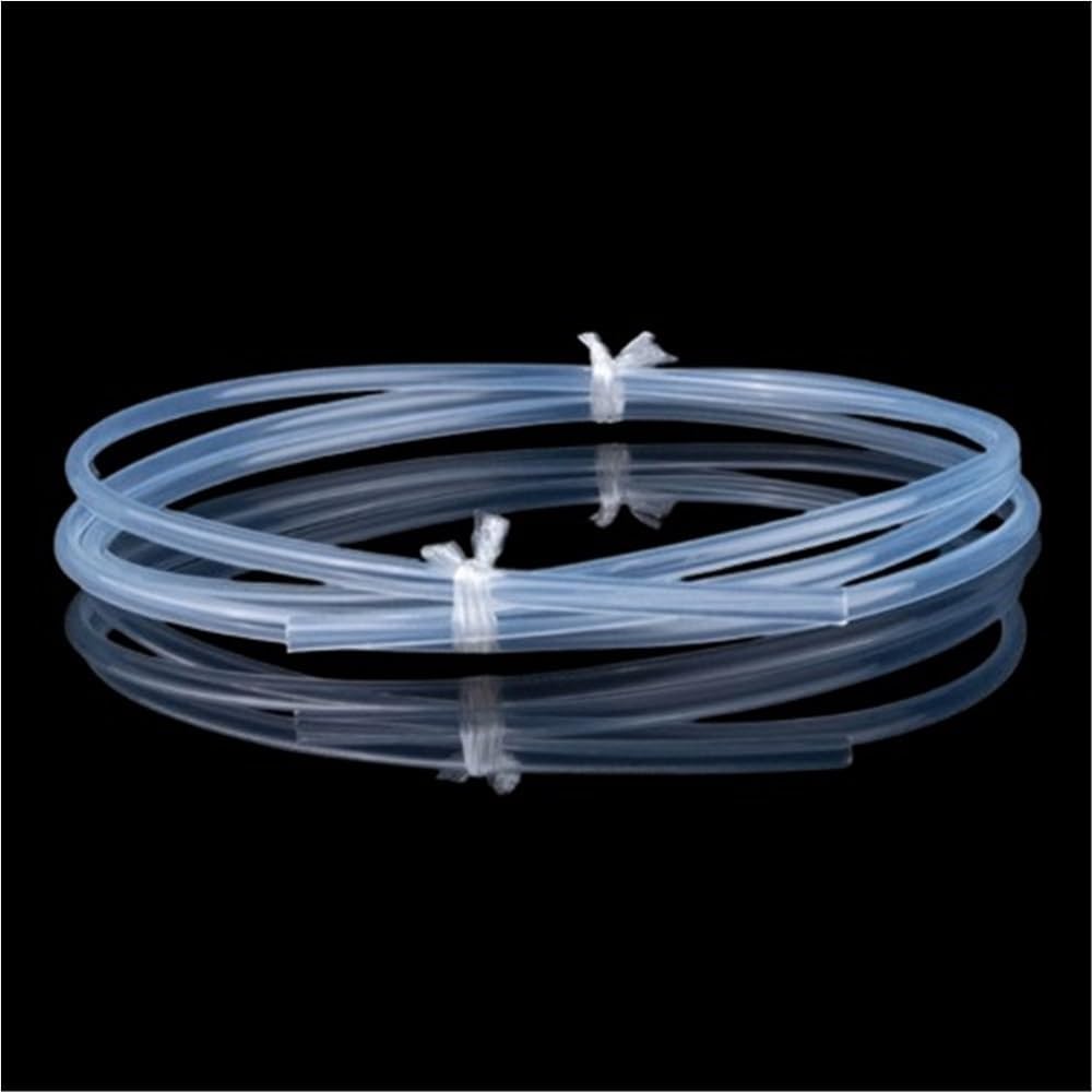 50M Clear PFA PTFE Tube for 3D Printers - 2x4mm High-Temperature Filament Tubing for 1.75mm Filament