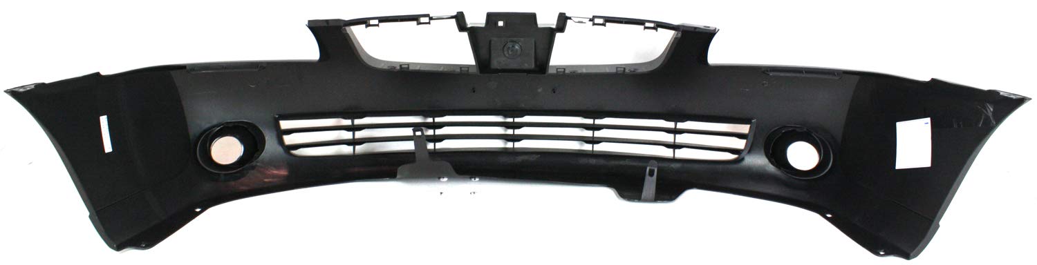 Front Bumper Cover & Grille Kit – 2-Piece – For 2004-2006 Nissan Sentra Base/S – Primed Black
