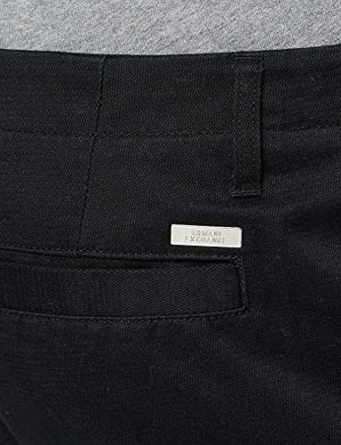 Armani Exchange Men's Cotton Stretch Dobby Trouser with Cargo Pocket3