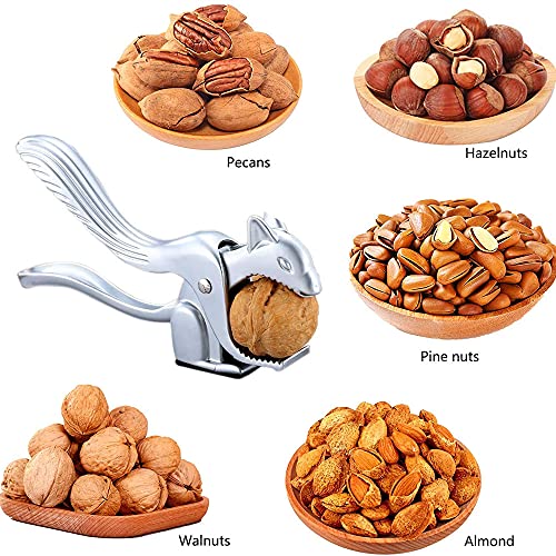 Clip in Noce di Acciaio Inossidabile, Schiaccianoci in Metallo, Schiaccianoci per Noci, Nut Cracker Sheller, Strumento Noci Schiaccianoci, Pinze in Noce, Schiaccianoci per Noci, per Castagne - immagine 5