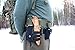 MOLLE Knife Sheath Adapter Holder/Attaching Knife to M.O.L.L.E. Webbing/Holds Hunting Leather Sheaths/Molle Sheath Carrier for Fixed-Blade Knives/Black Color/Fits Sheaths from 4