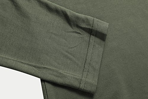 Image of Herou Womens Long Sleeve Turtleneck Slim Fitted Lightweight Casual Active Layer Tops Shirts