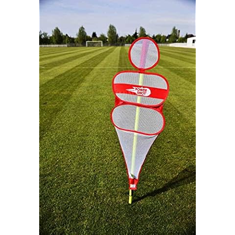 POWERSHOT The Soccer Wall Trainingsdummie Fußball - Slalomgegner - Fußball Trainings Puppe (3X Soccer Wall + 3X Slalomstange teleskopisch) Cover