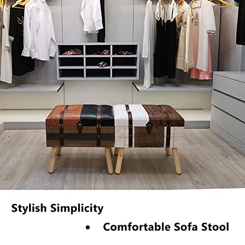 Tabouret de changement de chaussures et rangement pour entrée