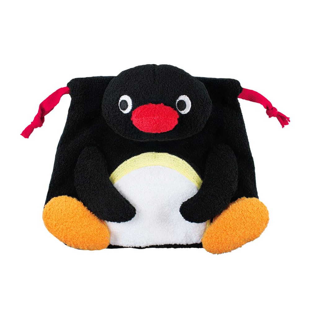 Amazon.co.jp: ティーズファクトリ ピングー ぬいぐるみ巾着 ピングー