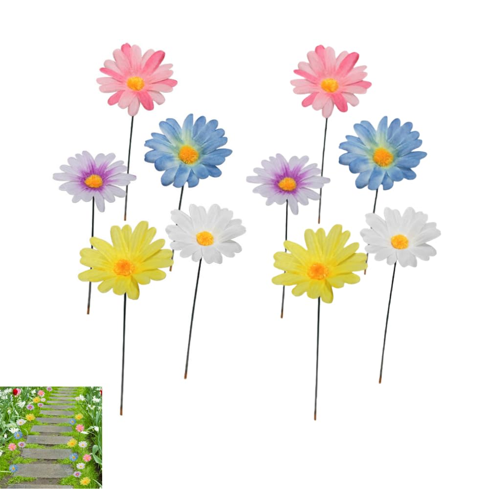 Piquets de jardin pour décorer vos fleurs de pelouse sans entretien fastidieux