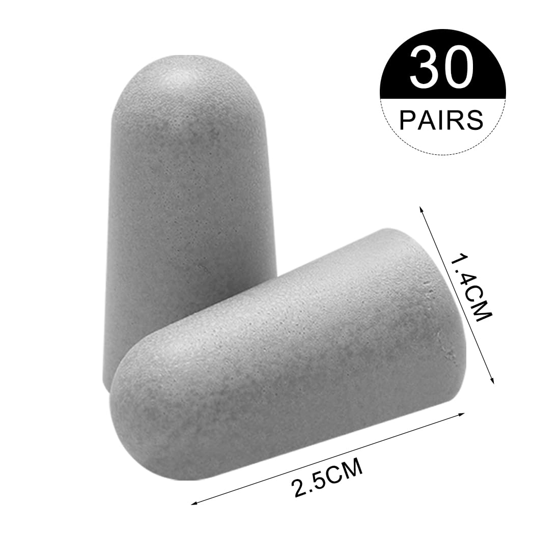 10 paia di tappi per le orecchie in schiuma morbida comfort