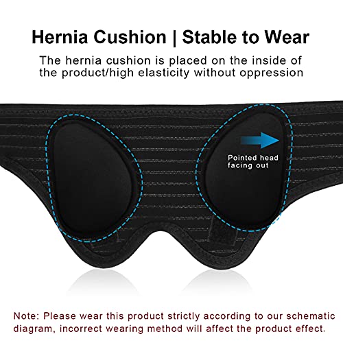 Faja para Hernia Inguinal o Deportiva con Almohadillas, Talla S miniatura 6