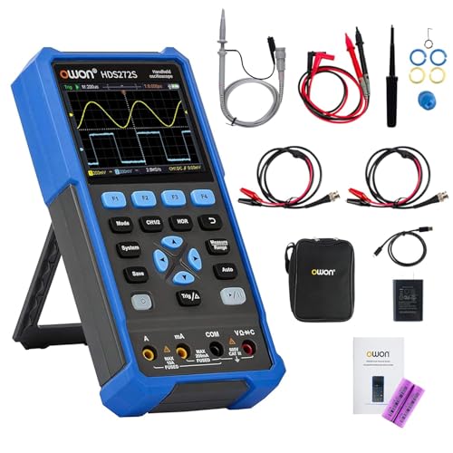 OWON HDS272S Oscilloscopio 70 MHz Multimetro 20000 Conteggi