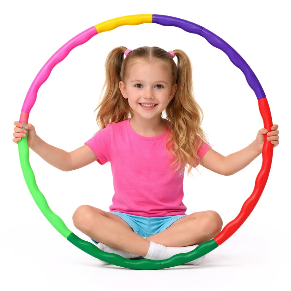 Be Bright Hula Hoop Colours Ring Exercise Ring for Fitness - Kids and Adults - Multicolor-picture-11