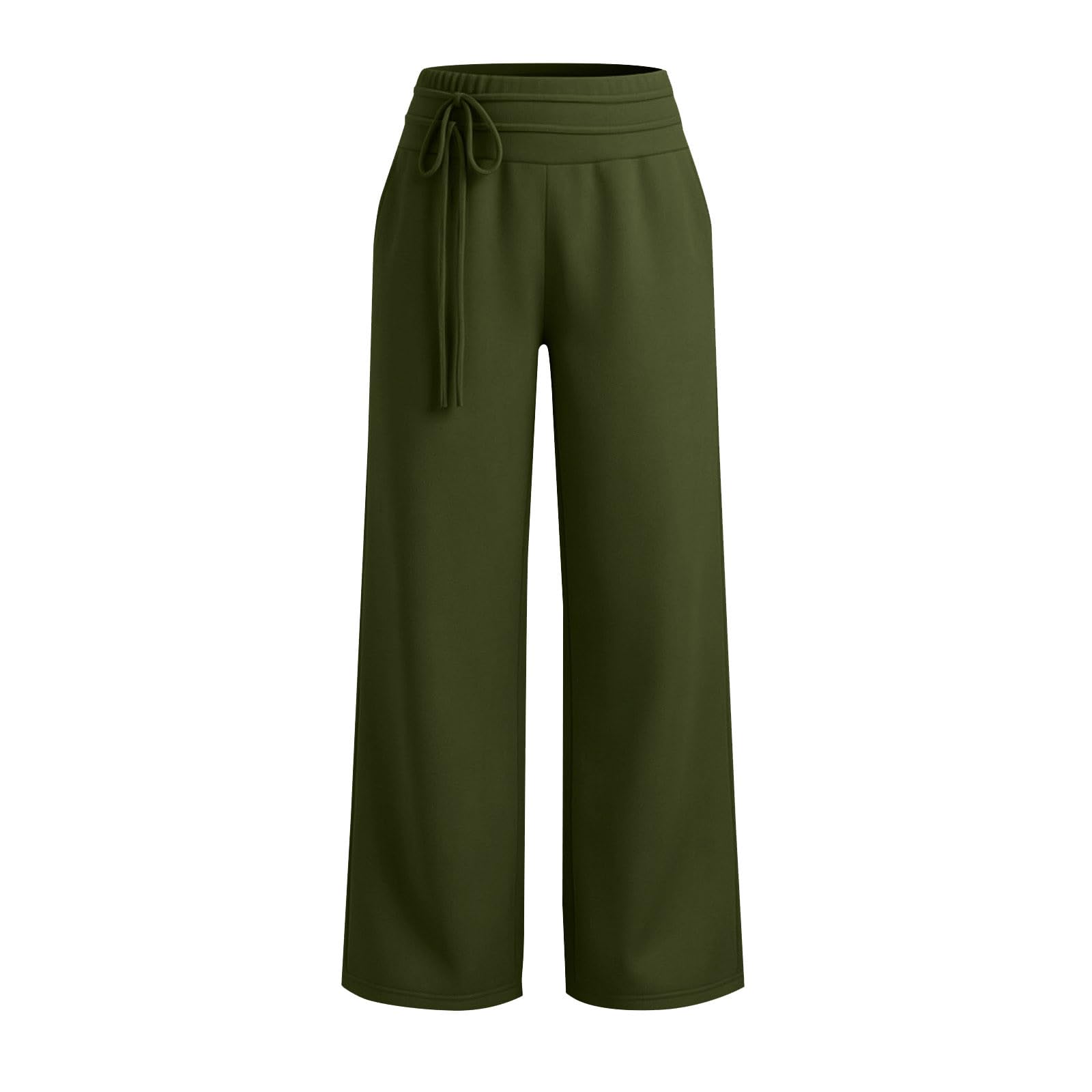 Pantaloni Tuta Donna Pantaloni Lunghi a Vita Alta Pantlone Cotone con Coulisse Regolabile Leggeri e Comodi Pantalone da Corsa con Tasche Tinta Unita Pants Baggy per Allenamento Jogging Fitness