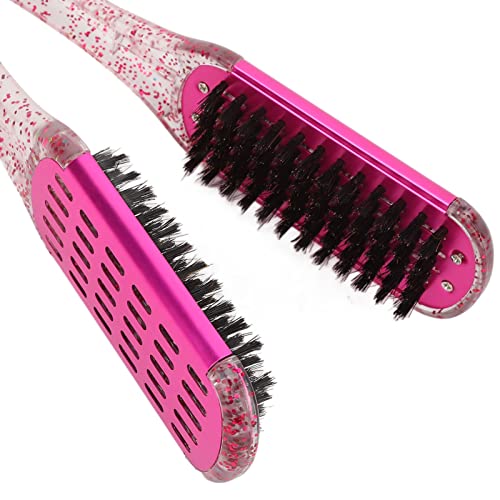 Cepillo planchador doble ZJchao para cabello miniatura 7