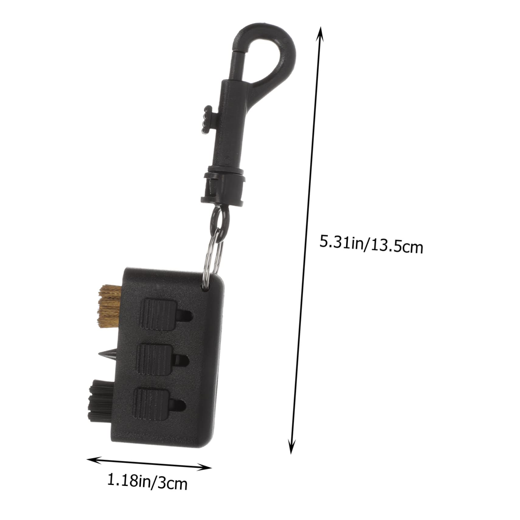 GALPADA 4sets Golf Cleaning Brush Cleaner Portable Club Brush Steel Wire Multifunction Cleaner Boys and Girls Pool Stick 2pcs*4 Random Color