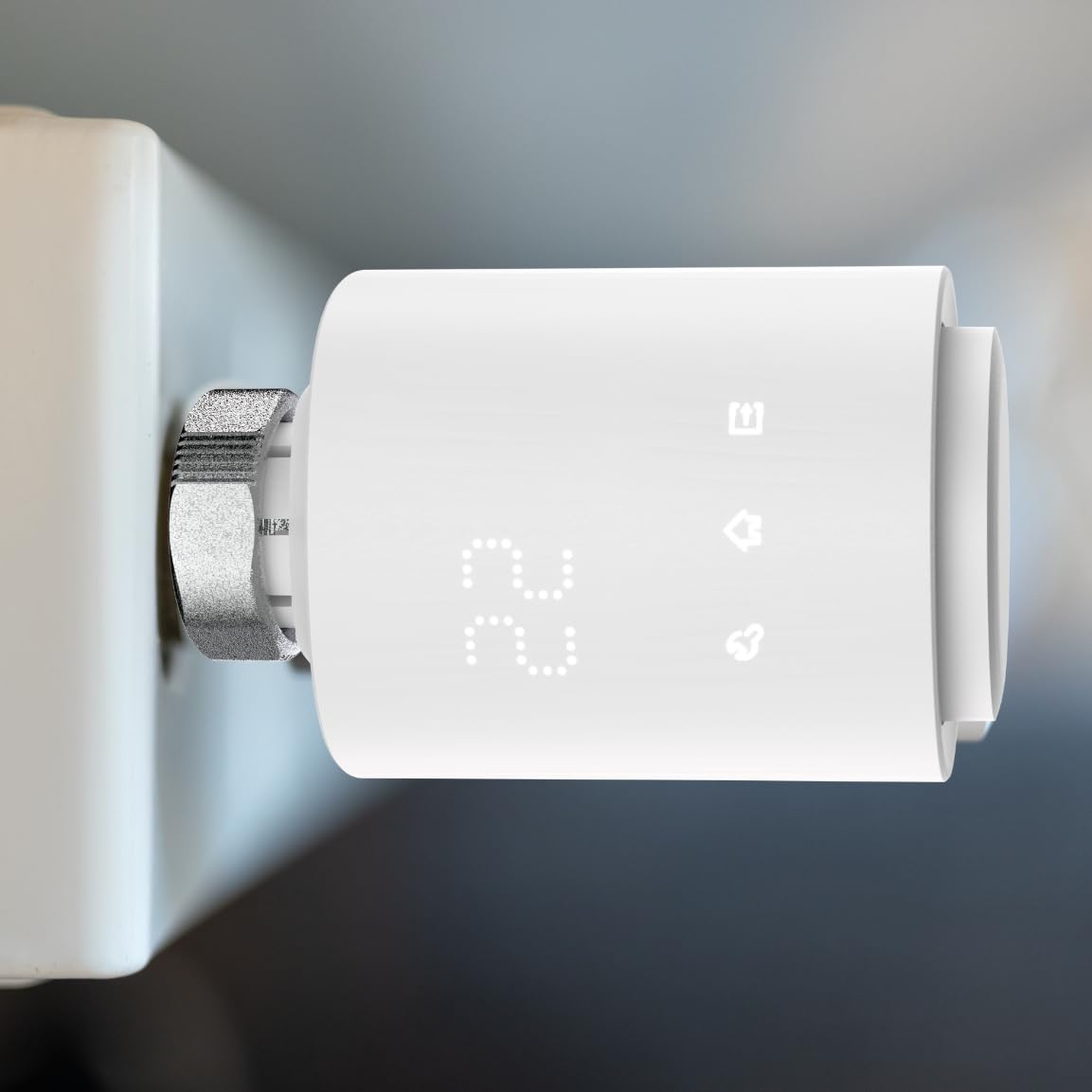 Heizkörperthermostat 3er-Set für eine intelligente Temperatursteuerung mit Zeitprofilen – Heizungsthermostat mit Urlaubsmodus & Frostschutz – 9 Temperaturprofile – Essentials