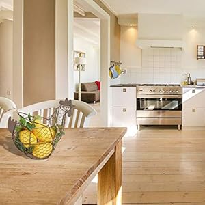 Tag Farmhouse Rustic Vintage Chicken Wire Egg Basket With Handle For Egg Holder Fruit And Kitchen Living Room Home Rooster Decor Decoration Collecting And Countertop Storing Eggs Brown Tag Farmhouse Rustic Vintage Chicken Wire Egg Basket With Handle For Egg Holder Fruit And Kitchen Living Room Home Rooster Decor Decoration Collecting And Countertop Storing Eggs Brown