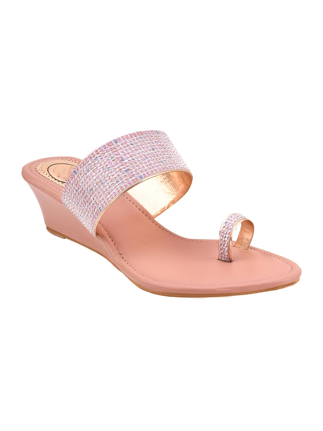 Selfiee Fashionable Stylish Ethnic Heel Sandal Glamorous and Glitzy Wedges Sandal For Women And Girls (B0CVVSC77X) Amazon Price History, Amazon Price Tracker