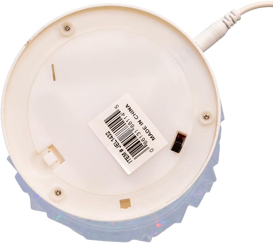 Kurt Adler 17.25" Battery Operated USB LED Lighted Christmas Tree Lantern with Spinning Glitter Water.