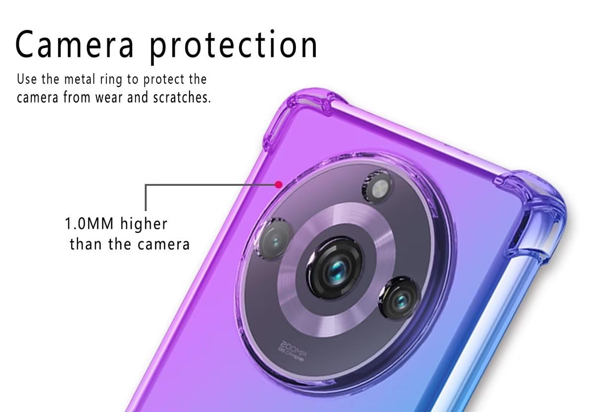 JIAFEI Cover Armor Per Realme 11 Pro+ / 11 Pro 5G – Custodia Antiurto Con Anello E Copri-fotocamera Scorrevole – Argento - 2