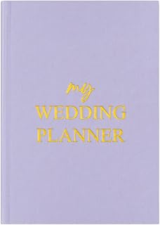 Wedding Planner Book and Organizer for Bride – Elegant Bridal Planning Journal with Tabbed Sections & Checklists | Engagement Gift, Wedding Binder & Countdown Planner