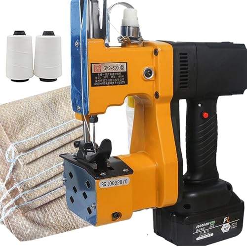 Máquina de coser eléctrica portátil inalámbrica para sacos de rafia 2