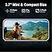 BLKE AIR Mini Phone 4G Unlocked 3+32GB Mini Smartphone with 3.7'' HD Touch Screen 2000mAh Battery Compact Backup World's Smallest Phone for Kids & Students GPS Dual SIM Face ID Orange