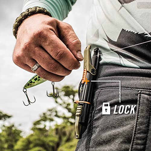 Gerber Gear LineDriver - Fishing Line Multitool with Spinning Line Vise, Tether Ring, Eyelet Clearing Spike, Hook Threader, Scissors & Split Shot Crimper - Premium Fishing Gear - Image 7