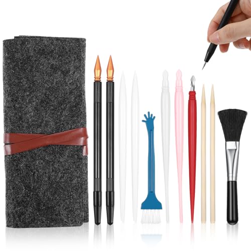 RAHHLIZS 12 PCS Scratch Art Tools Scratching Drawing Tools Set