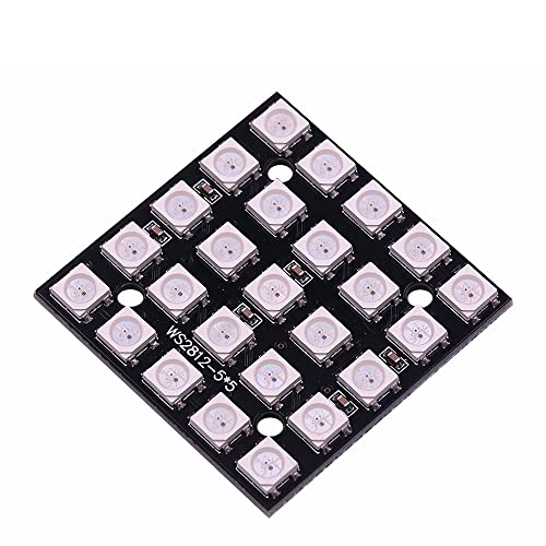 25 bit WS2812B 5 x 5 bit 5050 RGB LED Built in Full Color Drive Color lamp Development Board