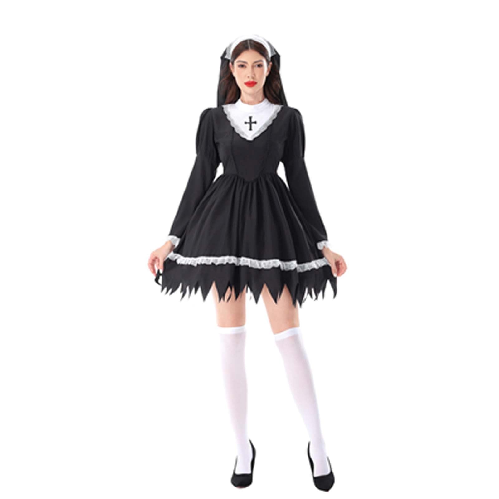 Generisch Gotycki średniowieczny strój cosplay na występy Halloween