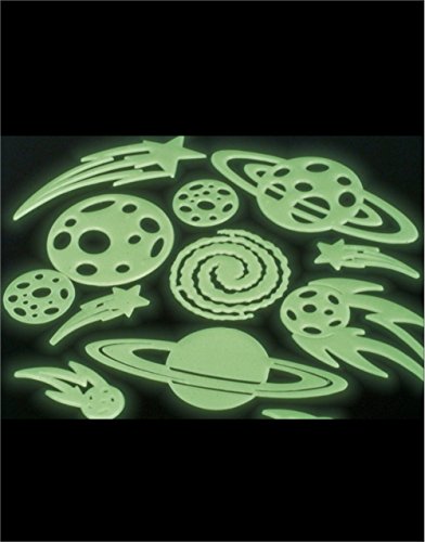 Rhode Island Novelty Glow in The Dark Planet Stick-Ons