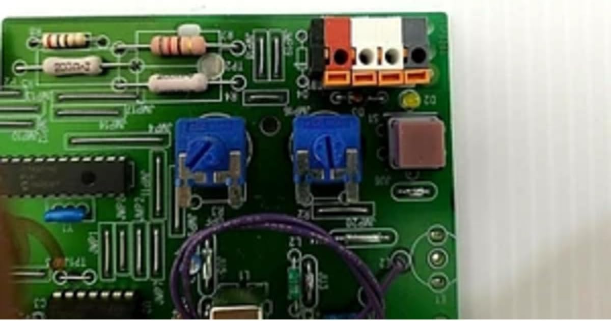Replacement for Liftmaster Chamberlain 41AB050-2D Circuit Board Purple Learn Button Board ONLY! Compatible with 41AB050-2D.