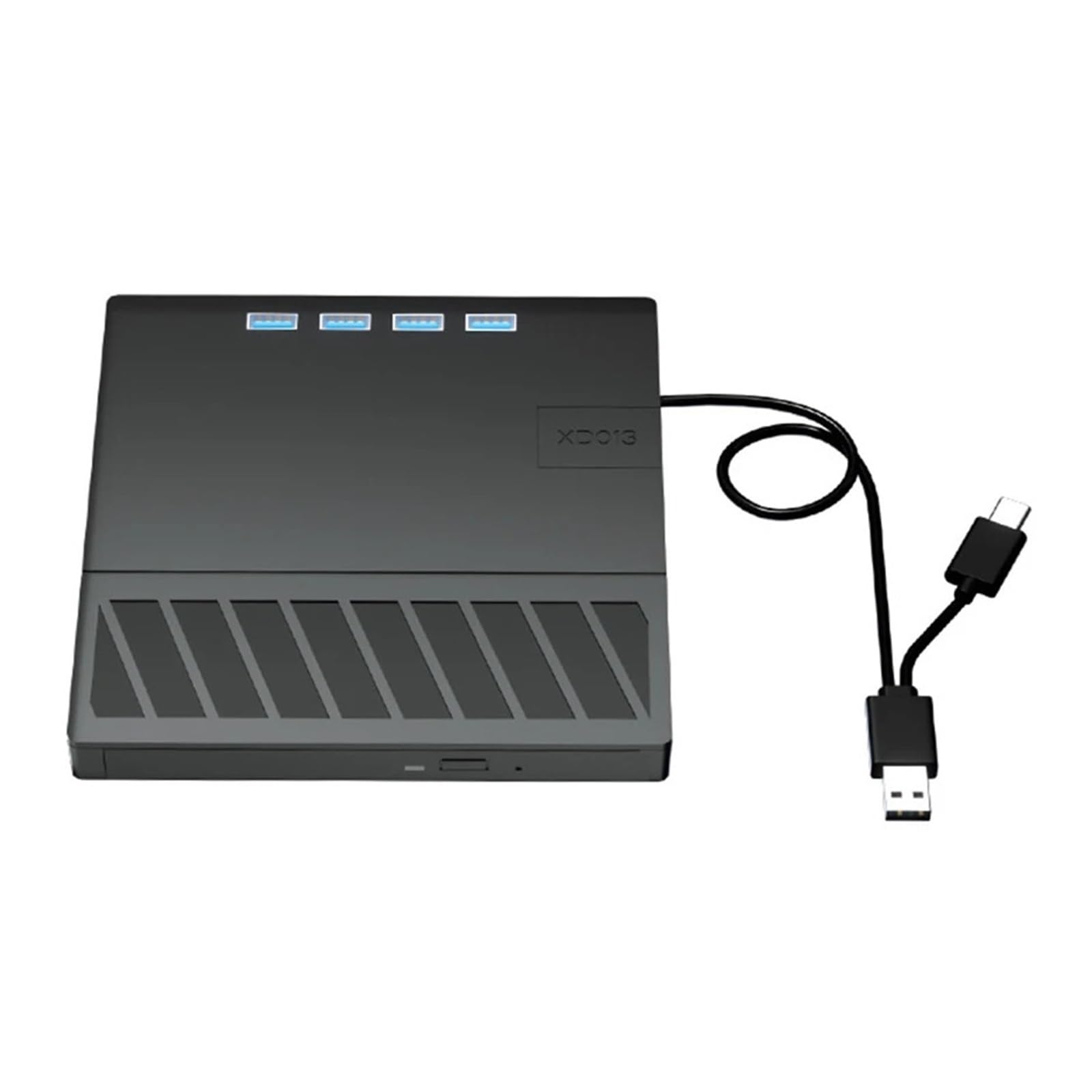 Reproductor De DVD 7 En 1 USB 3.0 Tipo C, Grabador De CD Portátil Delgado, Grabador De CD