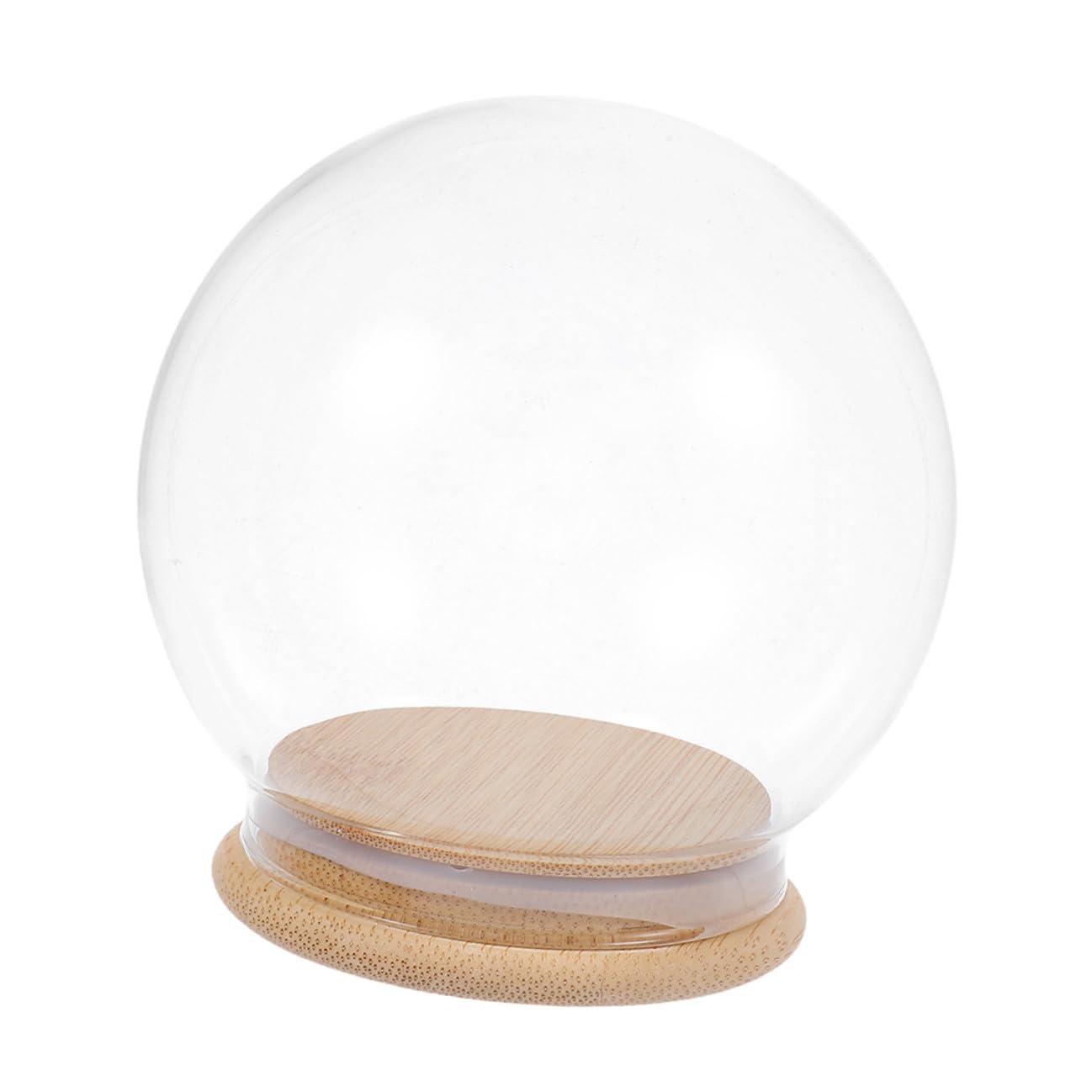 Campana de cristal decorativa para salón urna de vidrio de 13 cm para manualidades y figuras DIY