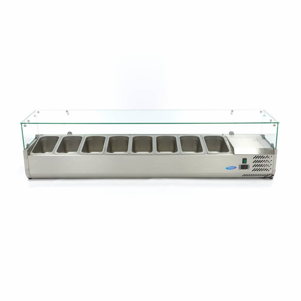 Maxima Encimera expositora refrigerada 180 cm - 1/3 GN