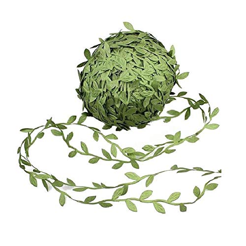LNIMI Artificial Vines 40 M Fake Hanging Plants Silk Ivy Artificial Leaf Garlands Simulation Foliage Rattan Green Leaves Decorative Home Wall Garden Wedding Party Wreaths Decor