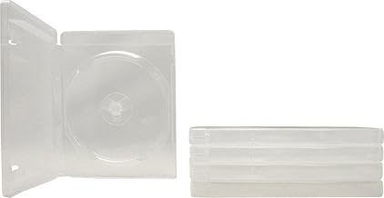 Square Deal Recordings & Supplies - (5) Empty Standard Clear 14MM Replacement Boxes - Compatible with Playstation 3 (PS3) - #VGBR14PS3CL