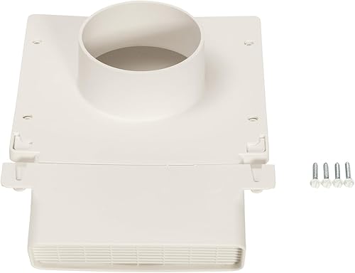 Miniatura 4 de PreVent-It Soffit Ventiladores de 4 pulgadas, diseño único que evita que el aire húmedo vuelva a entrar en casa, rejillas de ventilación exteriores