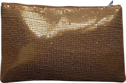 Image of KVR Sequin Polyester Fabrics Clutch Fashion Party Dance Vintage Sparkle purse handbag with Satin lining inside