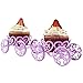 Zoie + Chloe Princess Carriage Cupcake Stand Holder Display - 2 Pack