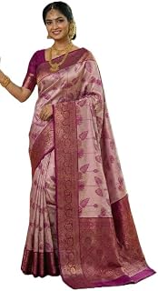 C J Enterprise Women's Pure Soft Silk Saree With Blouse Piece For Wedding (Avantikaa) Price In India