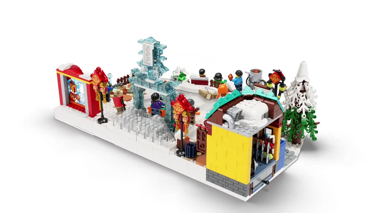 Amazon.co.jp: レゴ(LEGO) 春節の氷まつり 80109 おもちゃ ブロック 